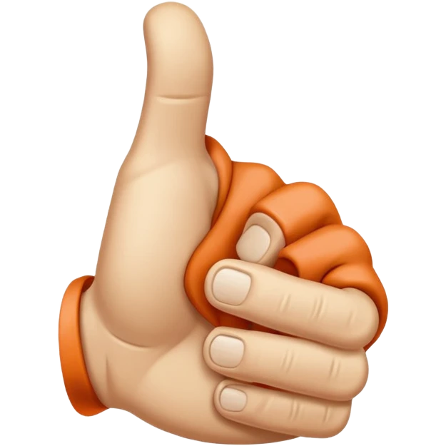 thumbs down, light skin tone emoji