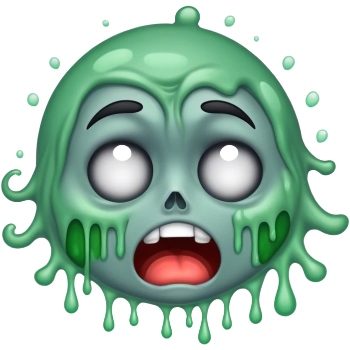 Corpse crying with snot coming out  emoji