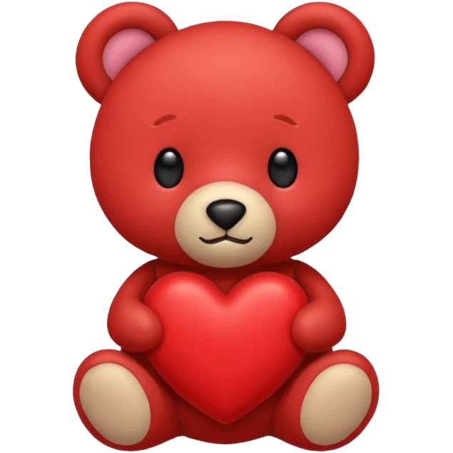 Teddy heart  emoji