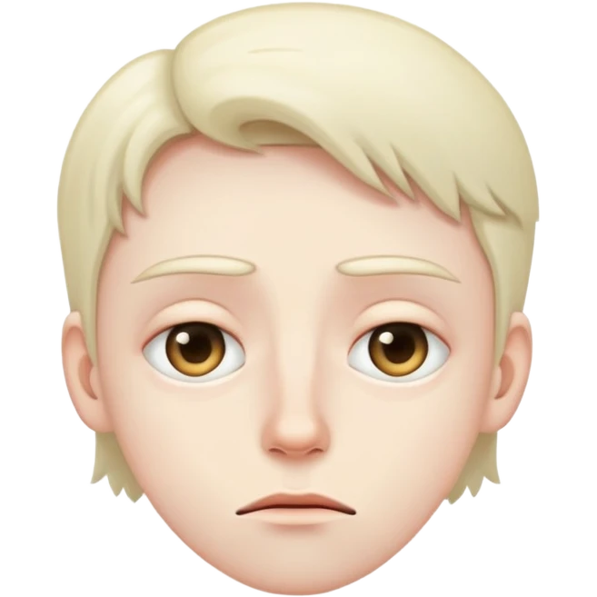 poor aura, tired eyes emoji