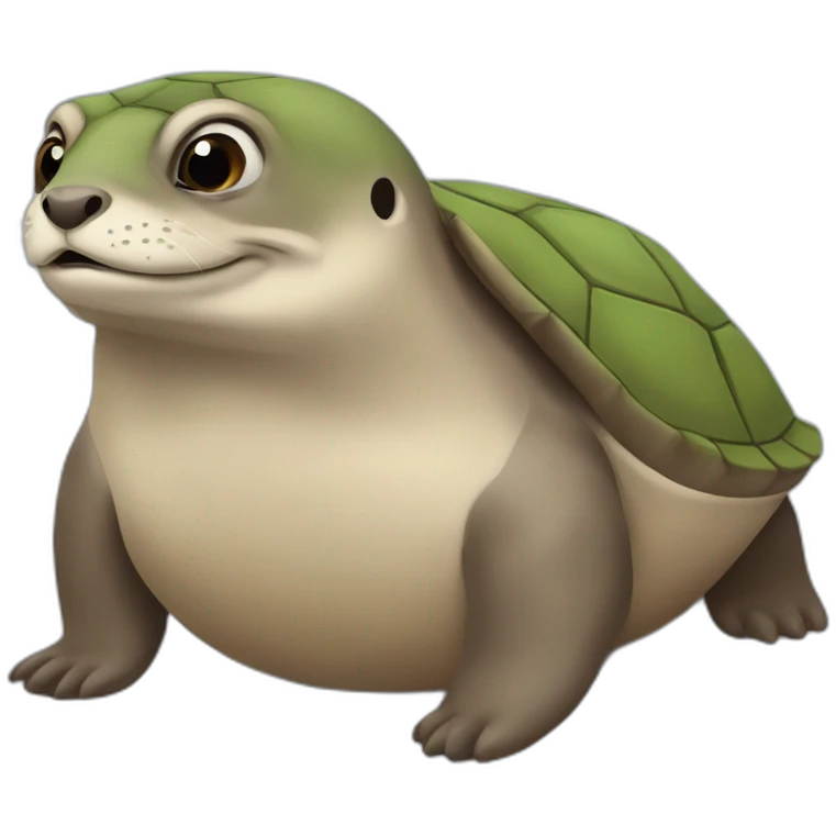 Tortue et loutre emoji