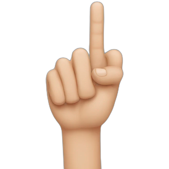 finger pointing on you emoji