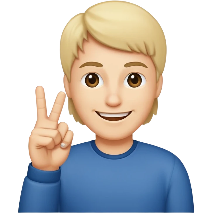 Smile with middle finger  emoji