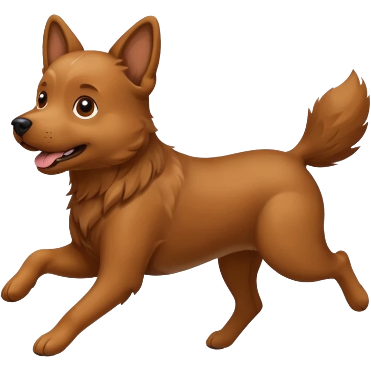 a dog running emoji