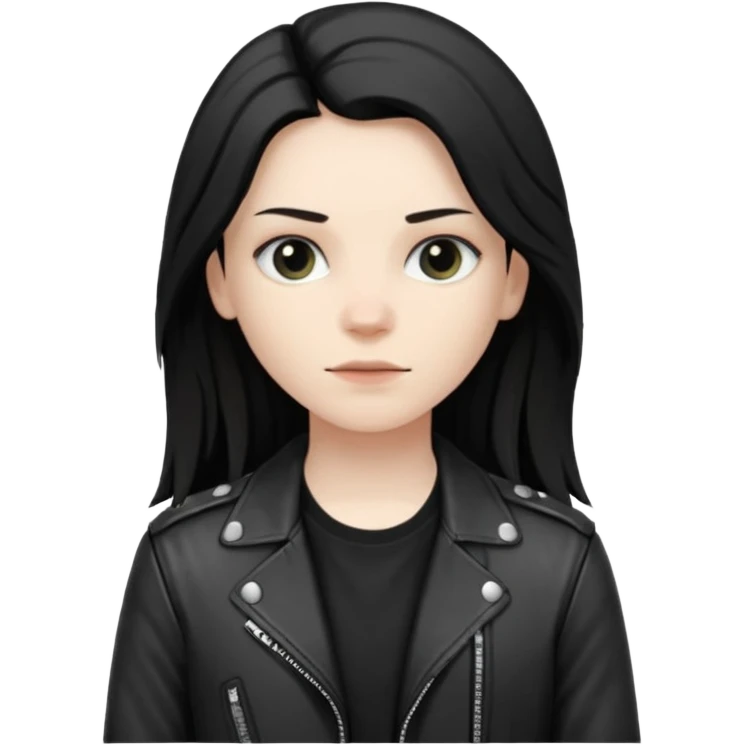 A fan of heavy extreme metal music emoji