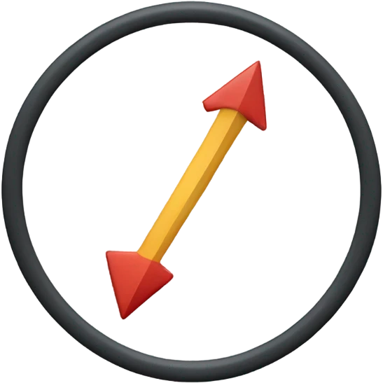 circle by 2 arrows emoji