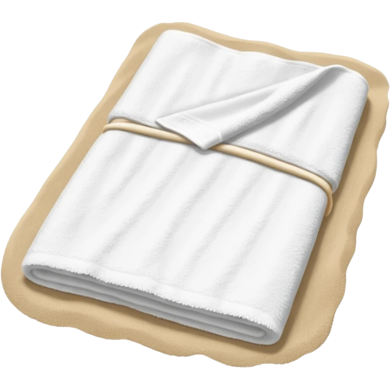 Towel – spread out on the sand emoji