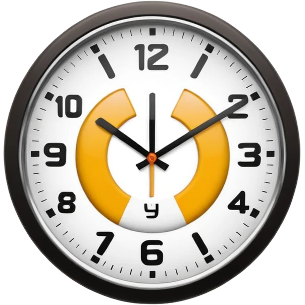 mac os icon clock braun emoji