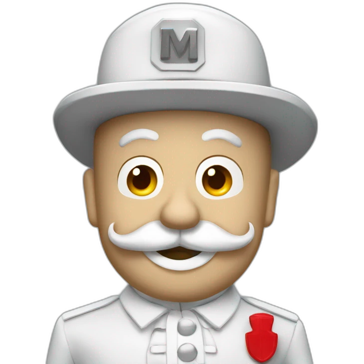 Mr monopoly the fireman emoji