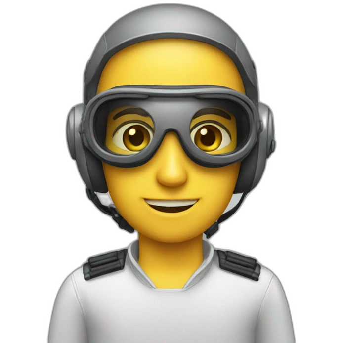 pilot goggle emoji