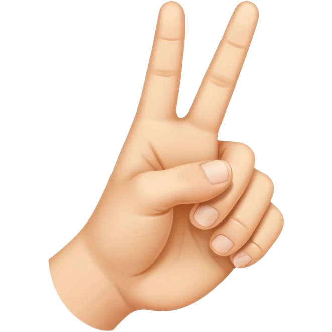 hand with index finger pointing emoji