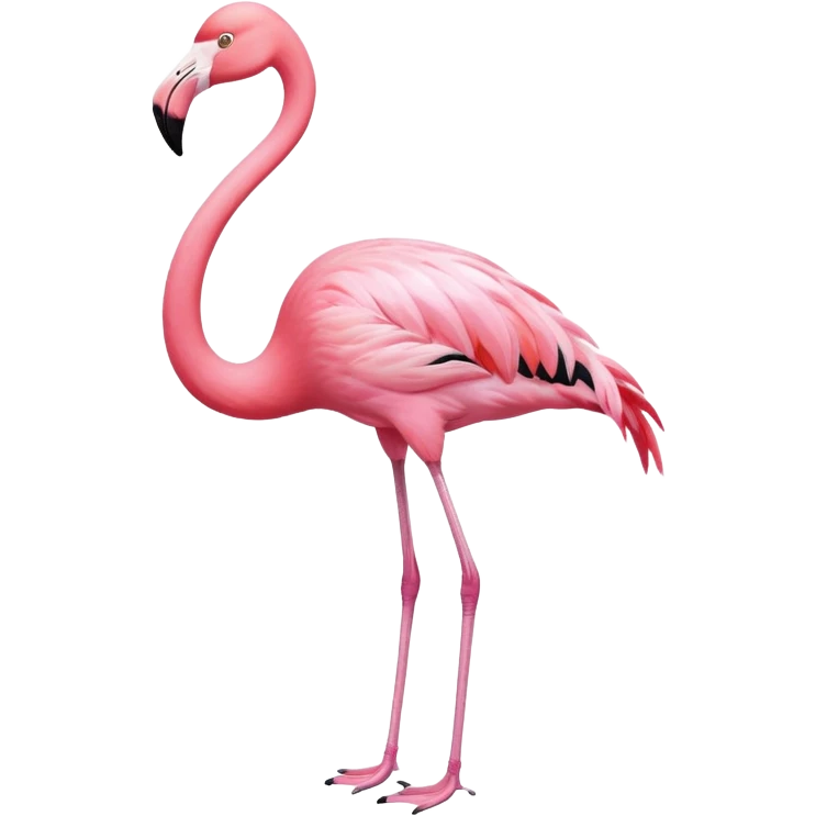 Flamingo, front view emoji