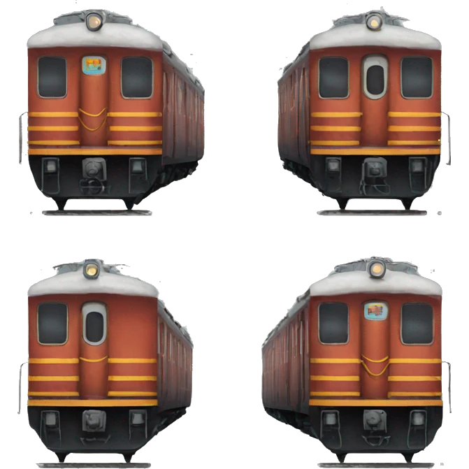 indian train emoji