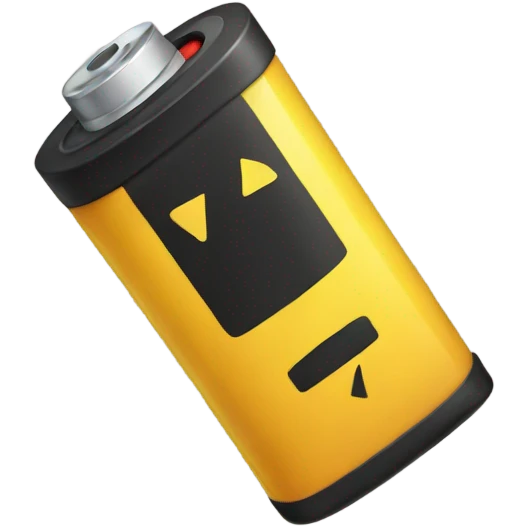 Low battery emoji
