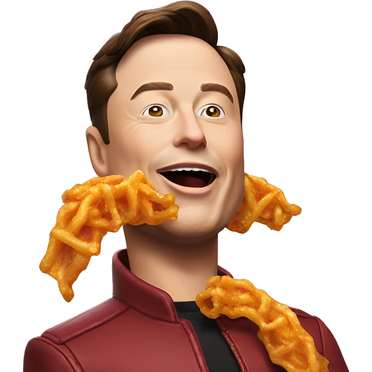 elon musk esting takis emoji
