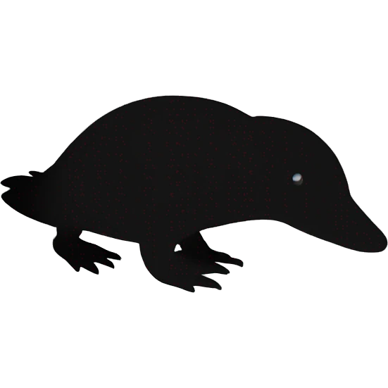 Platypus Silhouette emoji