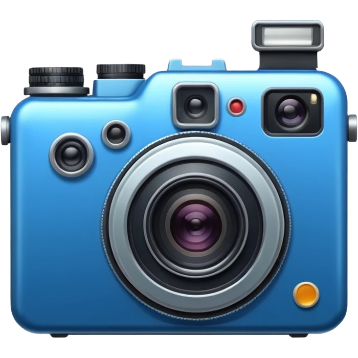 blue camera emoji