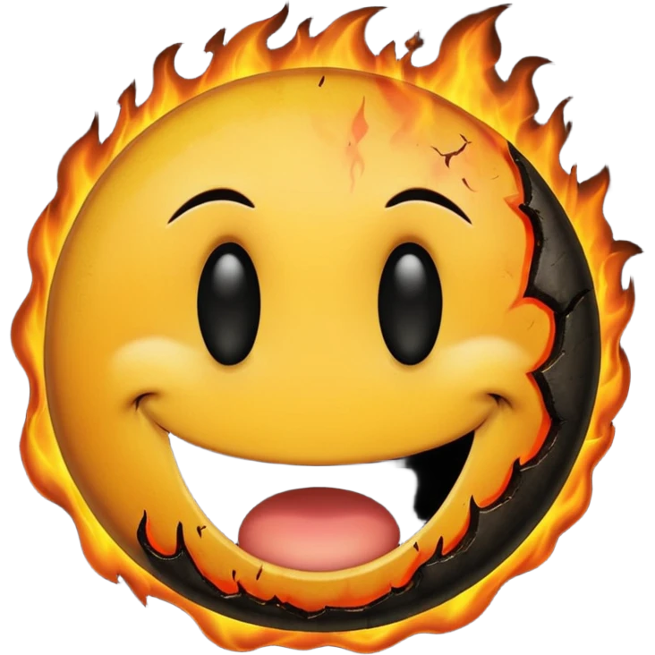 Smiley électrocuté emoji