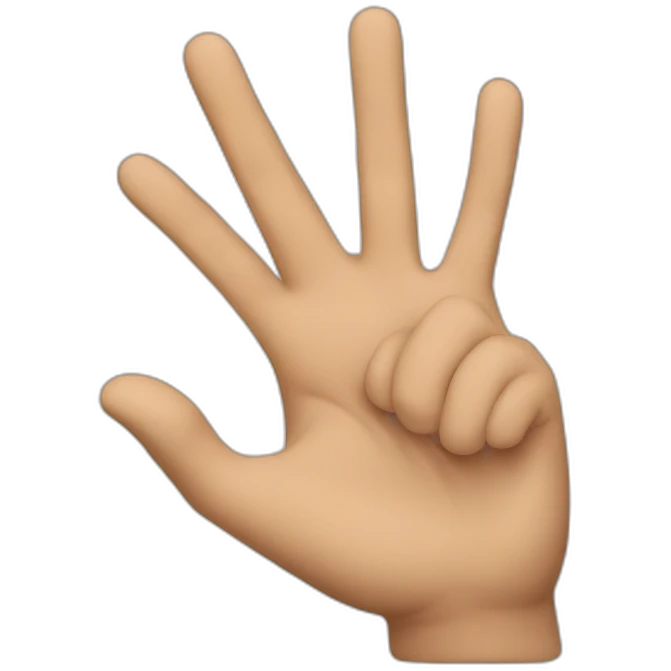 man hand gesturing no emoji