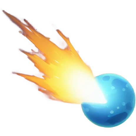 falling star emoji