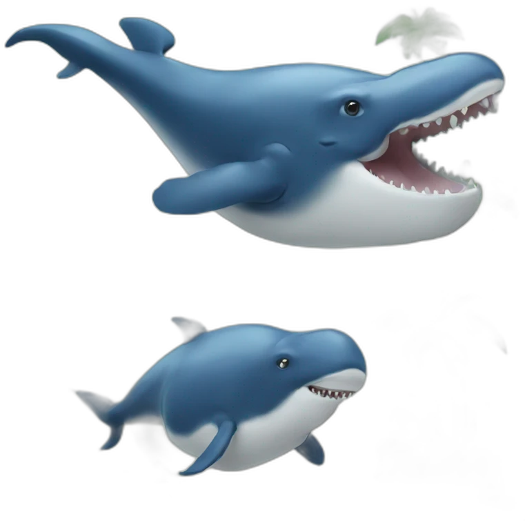 whale dinosaur emoji