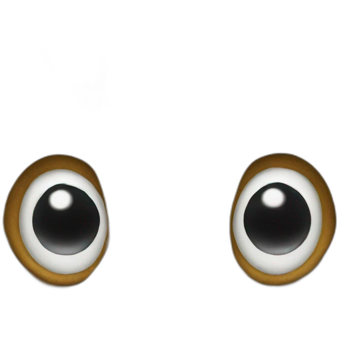 yellow reindeer hiding his eyes emoji