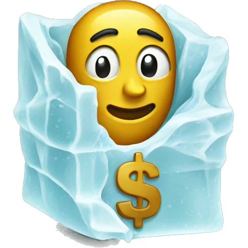 Dollar with ice spice emoji