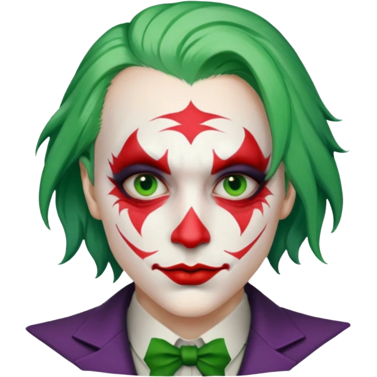 Joker head PNG emoji