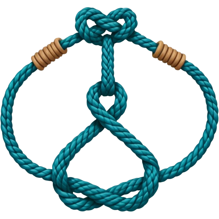 Basic sailing knots the Bowline, which creates a fixed loop, the Figure Eight, used as a stopper knot, the Reef Knot (or square knot) for joining two lines, and the Clove Hitch for securing a line to a post or piling emoji