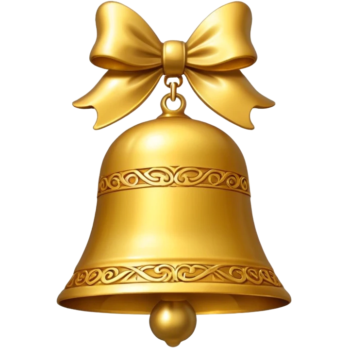 christmas bell emoji