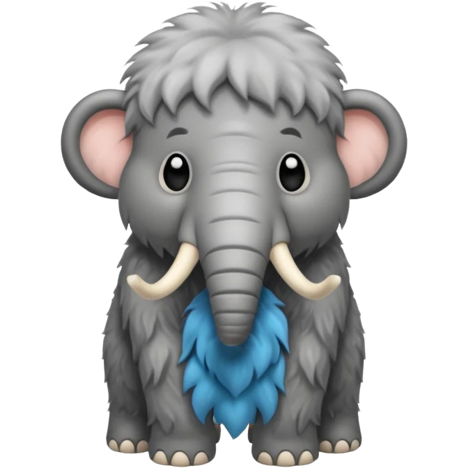 baby mammoth emoji
