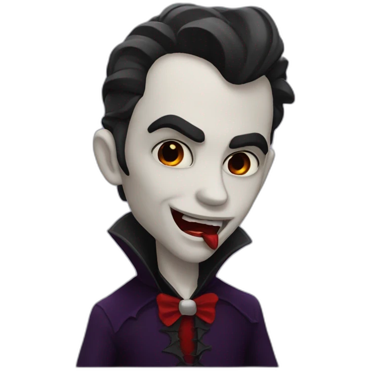 chat vampire bisous emoji