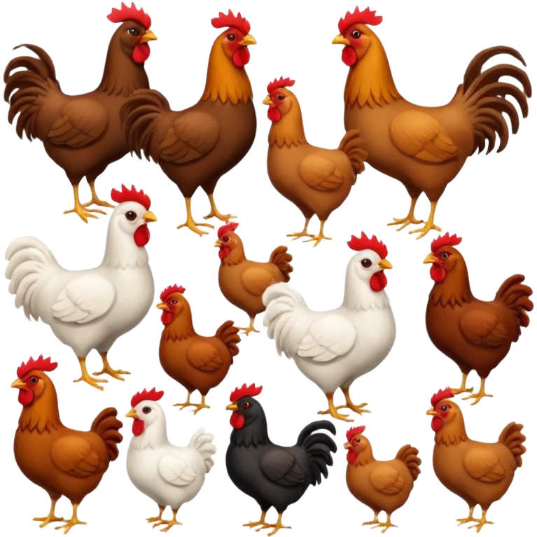 🐥🐔🐓🦃🕊🐈🐕🐐🐑🐄🐂 emoji