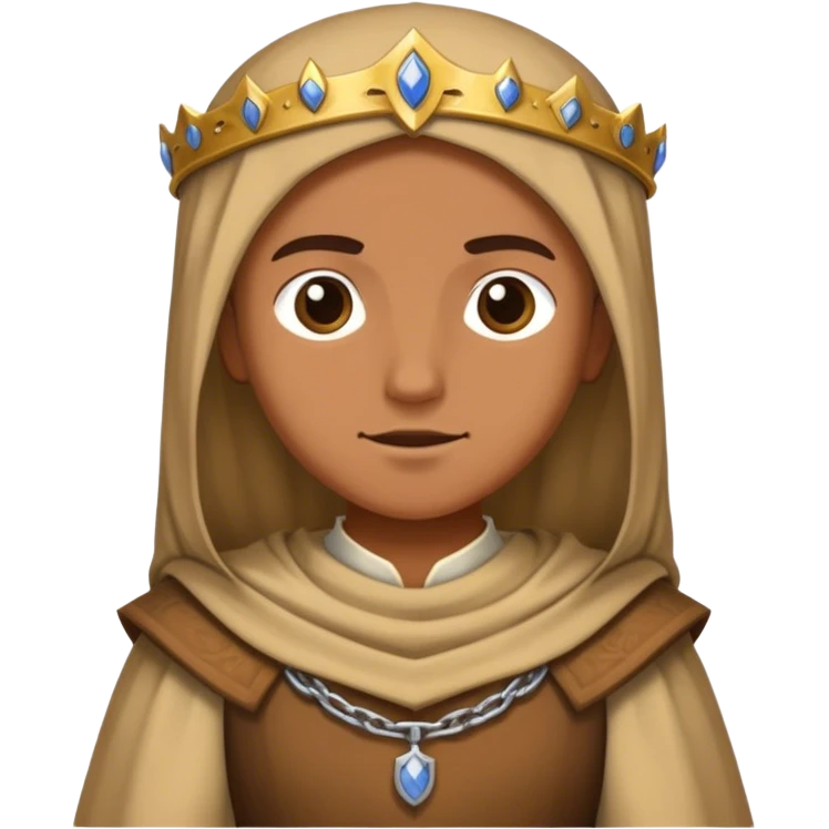 medieval cloth only above waist. emoji