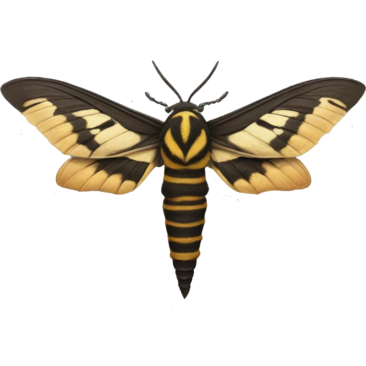 death heads hawk moth emoji