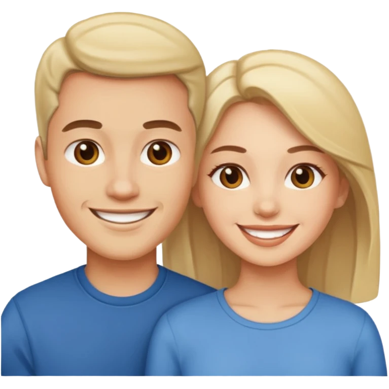 Naked woman and men emoji