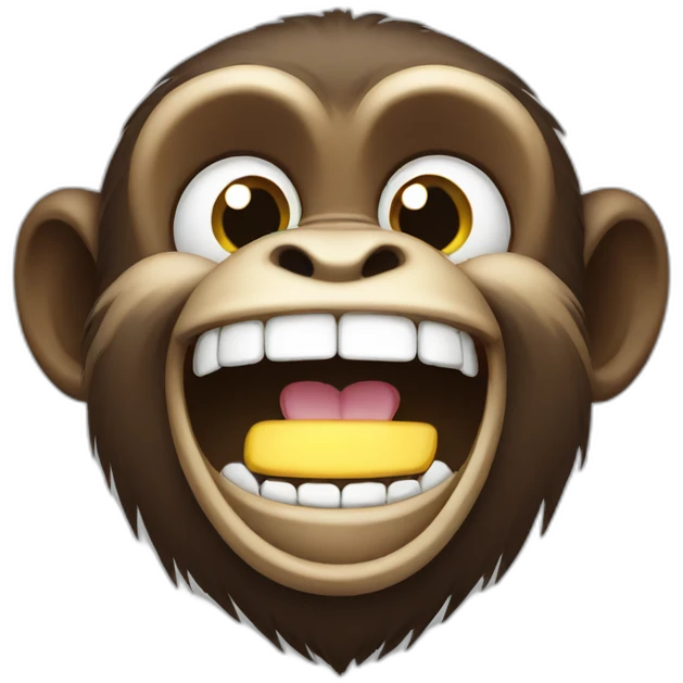Laughing monkey emoji