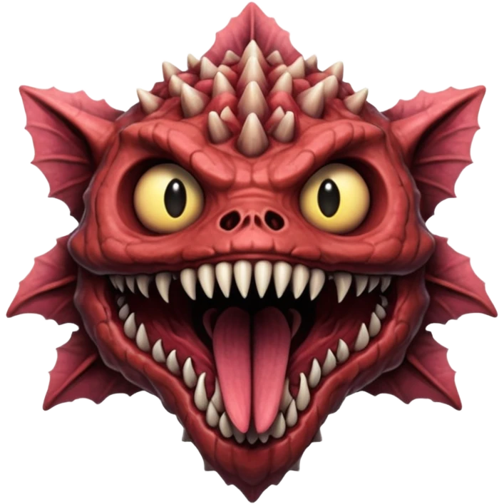 demogorgon face emoji simple emoji
