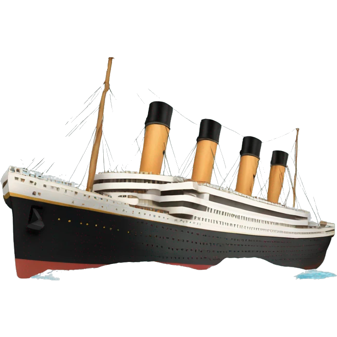 Titanic ship emoji