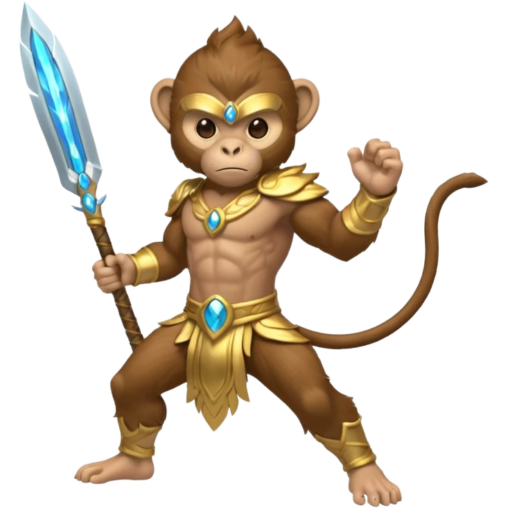 air elemental monkey warior emoji