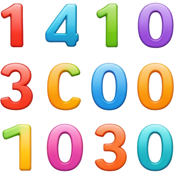 Numbers 1-10 emoji