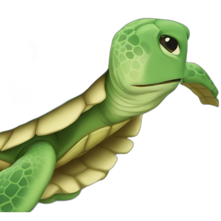 Tortue qui pleure emoji
