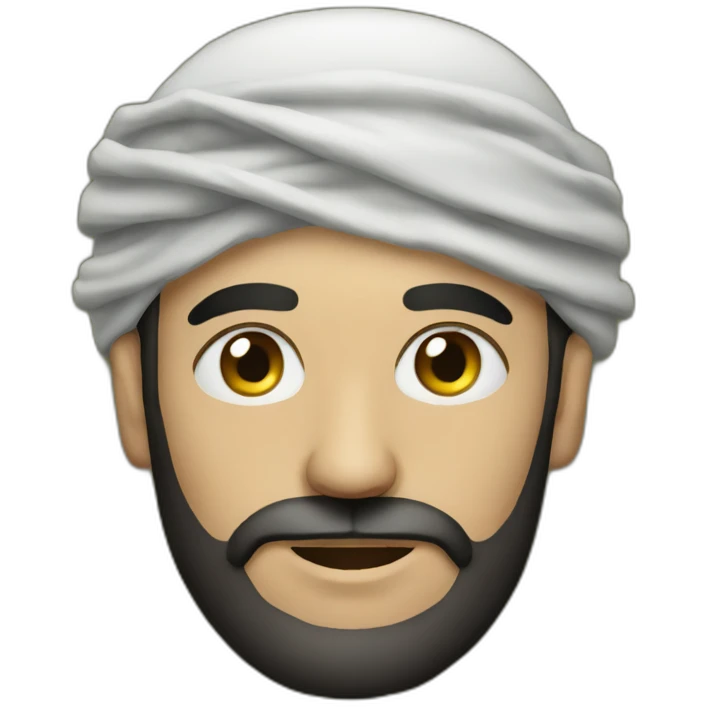 A man wearing a Jordanian shemagh emoji