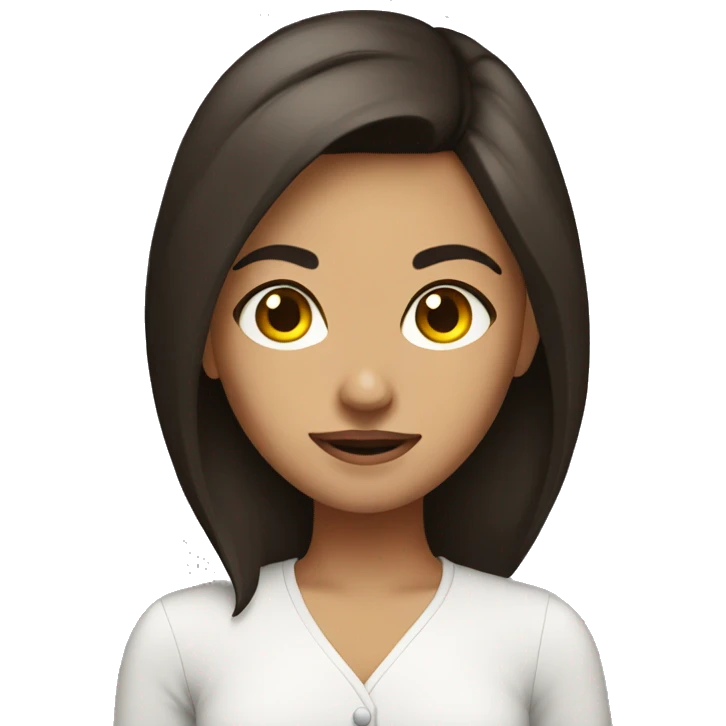 Sassy brunette girl emoji