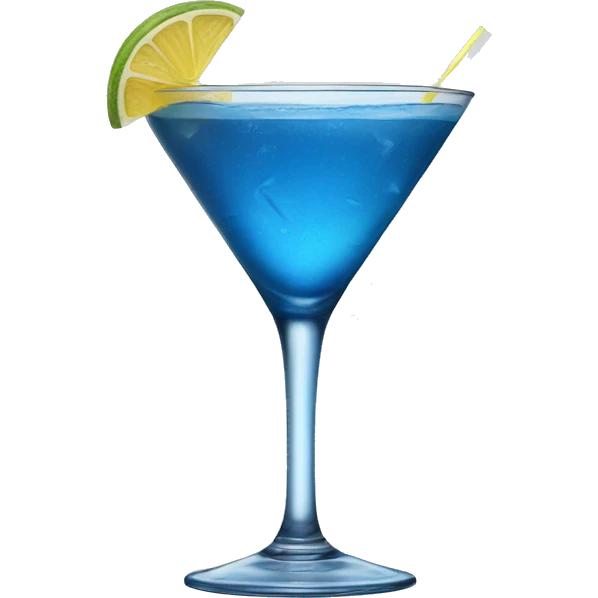 blue cocktail emoji