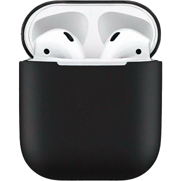 Black coloured AirPods emoji
