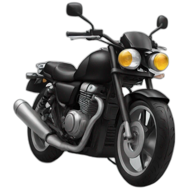 Black Motorbike emoji