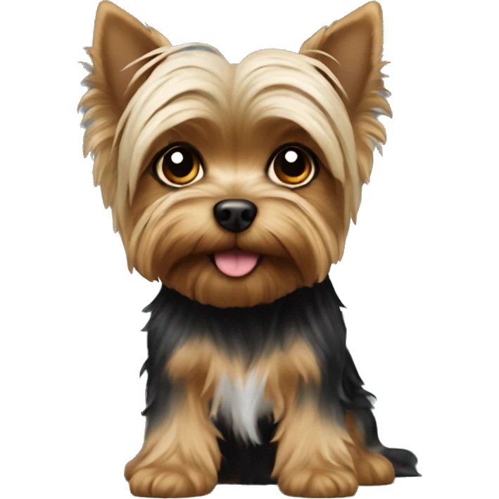 Cute Yorki  emoji