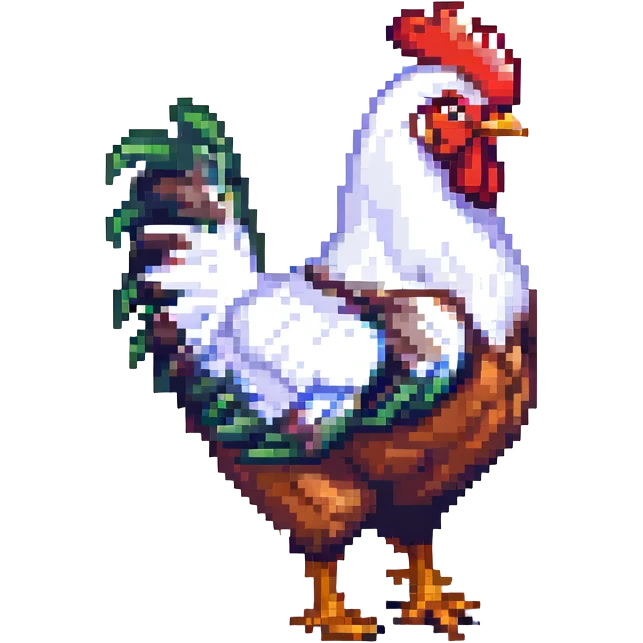 a chicken emoji