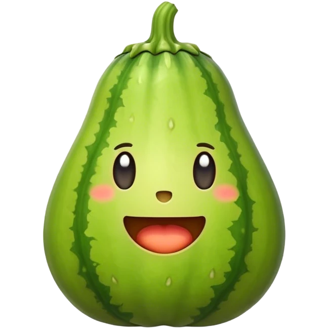 bitter gourd emoji